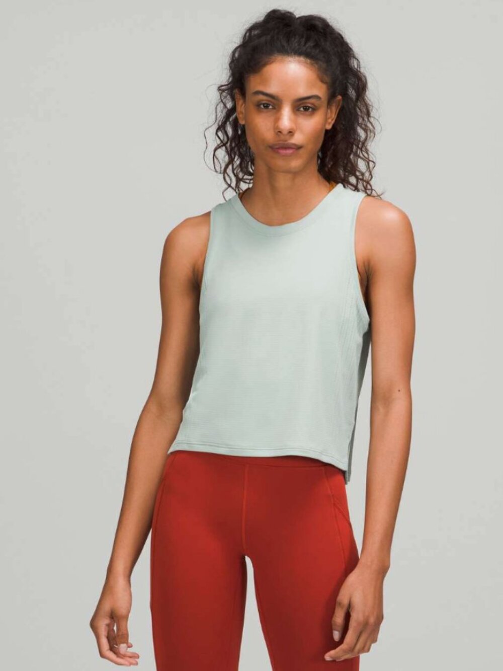 Lululemon Train to Be Tank Top W1CXAS Silver Blue - Size 6